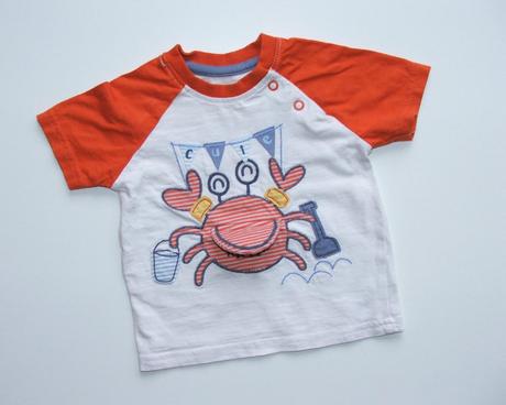 H825 chlapecké tričko s krabem vel. 68, george,68