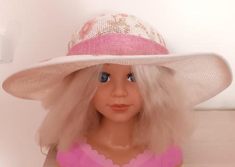 Letní klobouček dámský s mašlí,