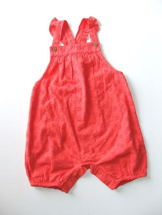 L71 letní dívčí overal vel. 68, nutmeg,68