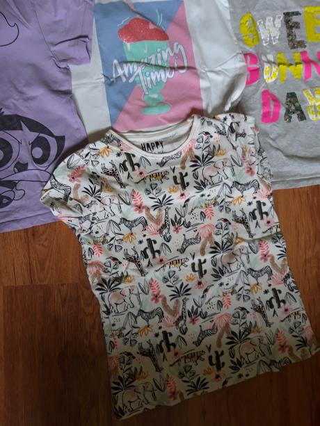 3x triko tričko i jednotlivě 146/152, 146