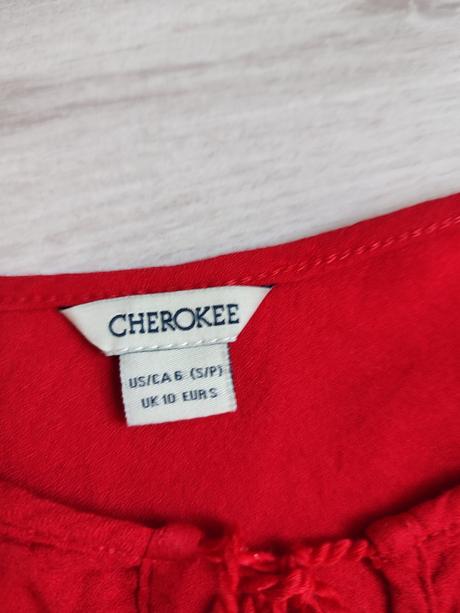 Červená halenka cherokee, velikost s, cherokee,s