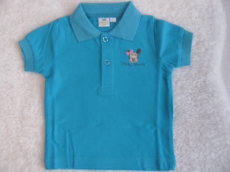Tyrkysové polo tričko minnie, disney,68