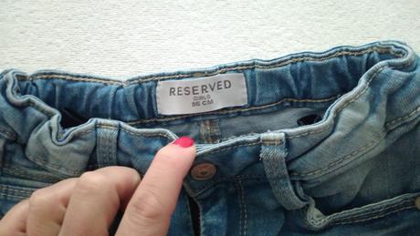 Džíny reserved vel. 98-104, reserved,98