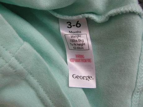 Kojenecké bavlněné mátové tričko, george,68