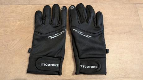 Ka52 teplé softshellové rukavice na kolo vel. l, l