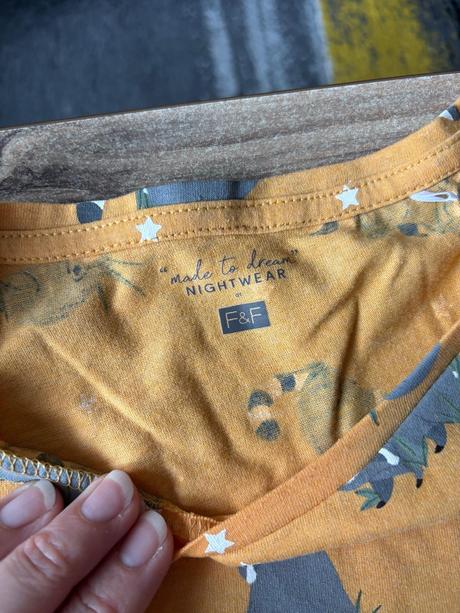 Pyžamo tesco, f&f,xs