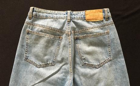 Vel. 38 bavlněné trhané džíny, 38