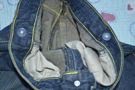 122 bavněné džíny regulace v pase, denim,122