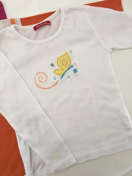 Dívčí trička dlouhý rukáv 3 ks, vel. 128 - 134, 128