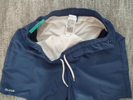 Modré plavkové kraťasy, decathlon,146 / 152