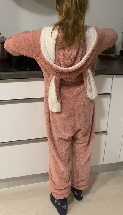 Zajíčkový overal (vel. 152 - vel. s), 158