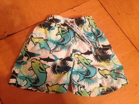 Klučičí kraťasy - plavky žraloci vel. 74 - 80, early days,74