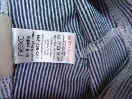 Pruhované legíny vel. 74, next,74