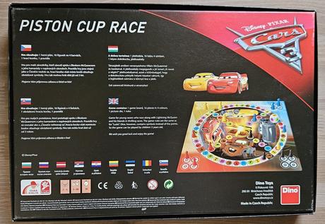 Dětská hra auta - cars piston cup race 3, dino, 