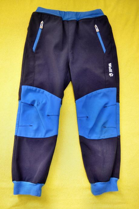 Jarní softshellové kalhoty wolf,3-4 r., wolf,104