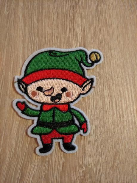 Nažehlovačka vánoční skřítek,