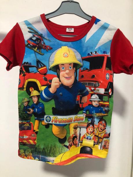 Barevné triko hasič sam, 104