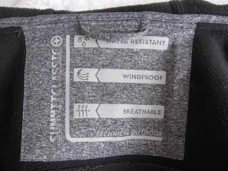 Dámská sofshellová outdoorová bunda s kapucí, c&a,s