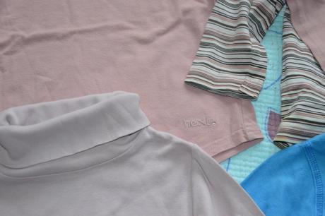 Růžové tričko dl. rukáv, next,104