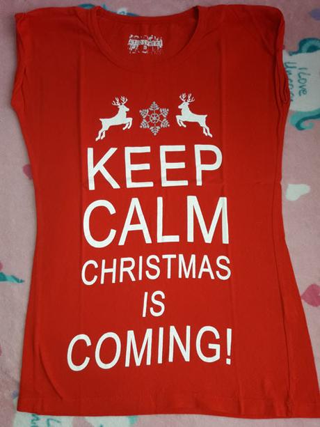 Vánoční tričko atmosphere vel.34, 34