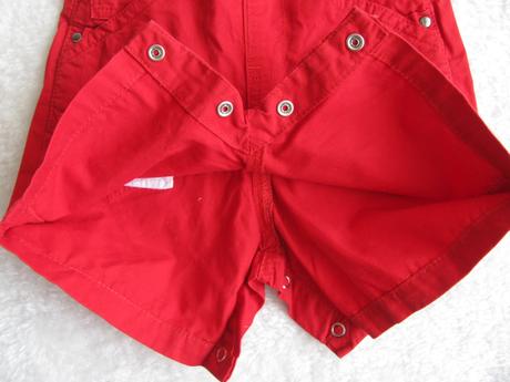 Plátěné chlapecké kraťasy s laclem, st. bernard,74