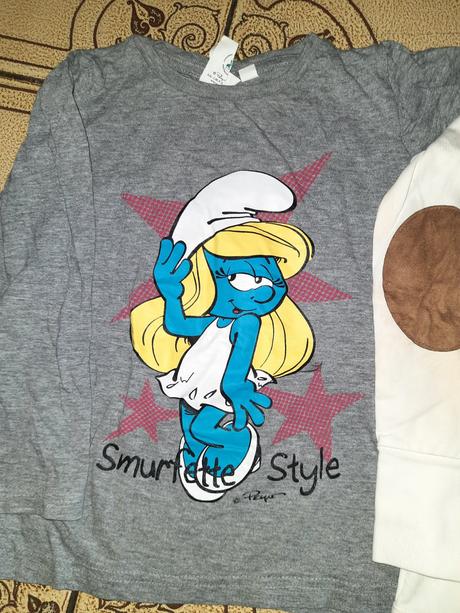 Dívčí halenky šmoulinka, jablíčko, slečna vel. 110, 110