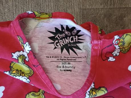 Dětské pyžamo s grinchem, zn.sinsay, vel.86, sinsay,86