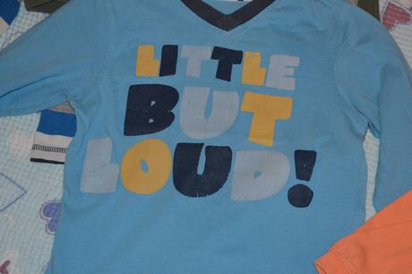 Bavlněné triko dl. rukáv little but loud, george,104