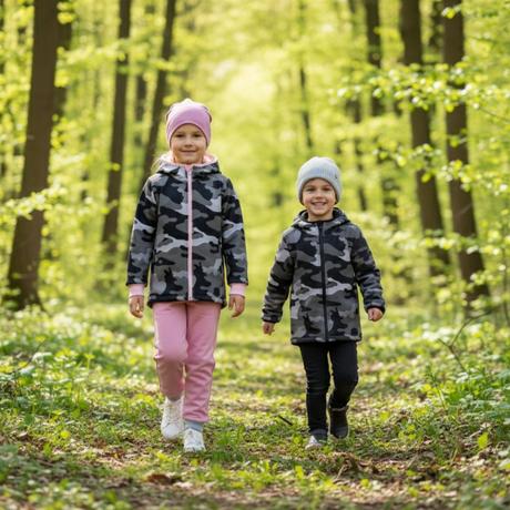 Softshellový kabátek s fleecem, 80 - 152