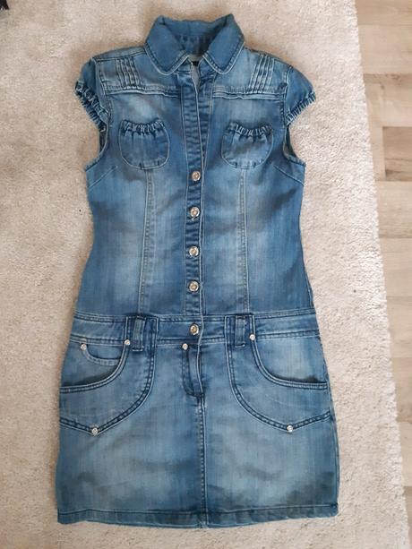 Dámské džínové šaty, 38