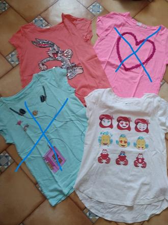 4x tričko gap, 140–152