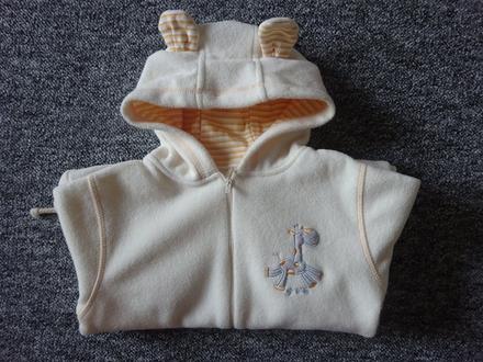 Fleesový overal s kapucí, vel. 92, 92