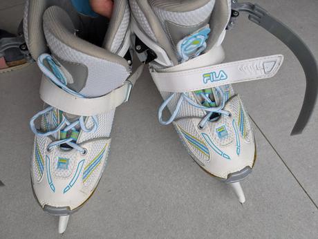 Zimní brusle rostoucí, fila,35