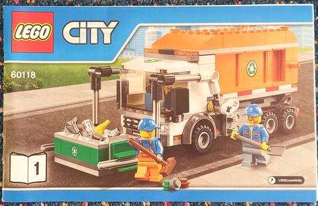Lego city 60118 - garbage truck, 