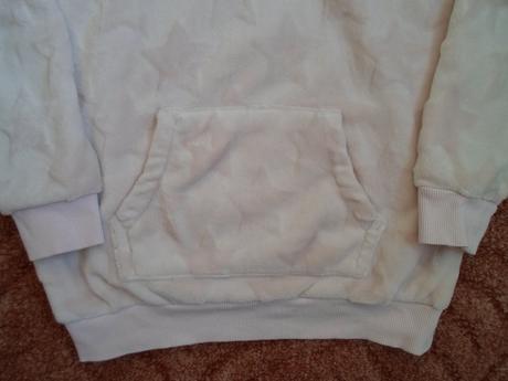 Růžová mikina mikinka s kapucí, h&m,146