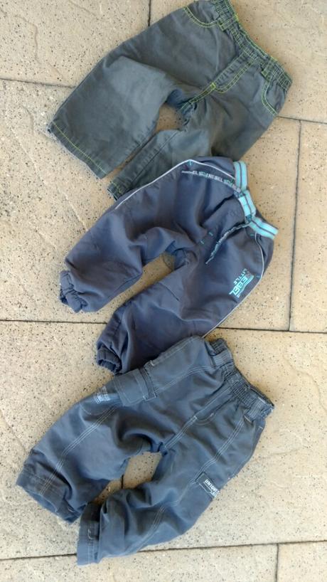 Šedé bavlněné kalhoty, george,74