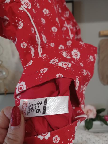 Kytičkový jarní kabátek 3-6m, george,68