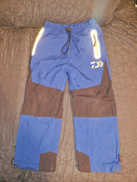 Zimní modré zateplené kalhoty zn. kugo vel. 110, kugo,110