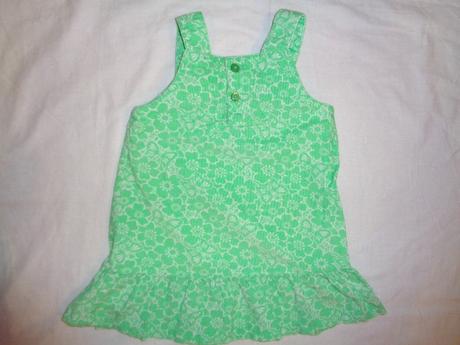 Nádherné zelené květované manžestrové šaty, f&f,74