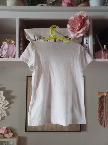 Bílé tričko adidas 134/140, adidas,140