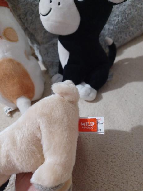 3krát plyšový pes gump, mops, 