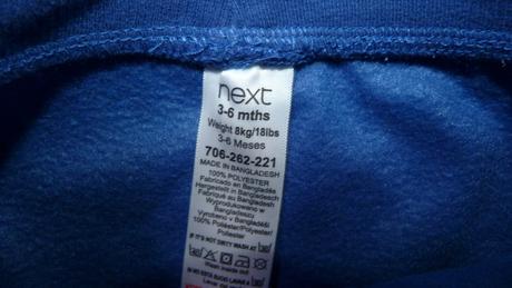 Next flísové kalhoty vel.68, next,68