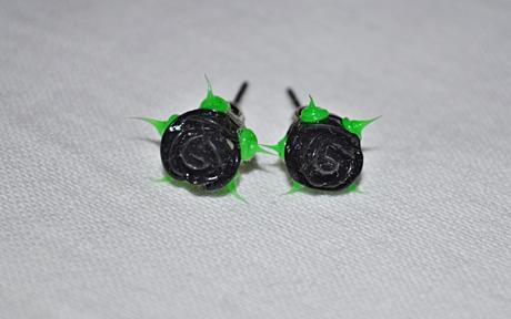 Náušnice růže,