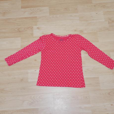 Syte ruzove tricko se srdickama, lupilu,110