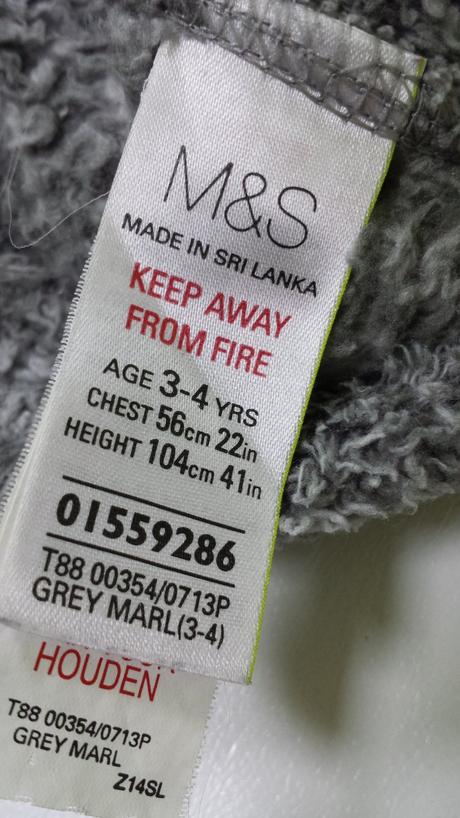 Chlupatkova mikina, marks & spencer,104