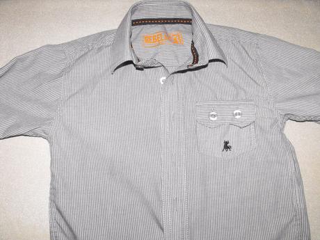 Športovo-elegantná pruhovaná košeľa rebel, rebel,98