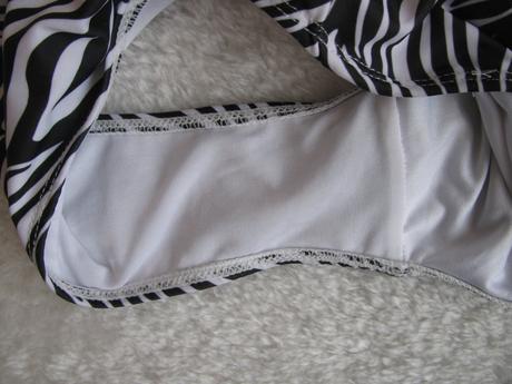 Jednodílné černobílé plavky, esmara,38