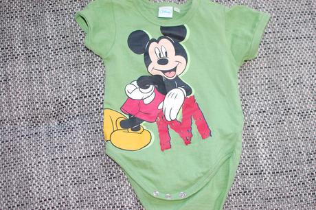 Bodýčko s mickey disney, velikost 56/62, disney,62