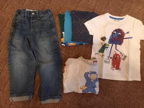 Balík oblečení kluk 110/116, 104–116