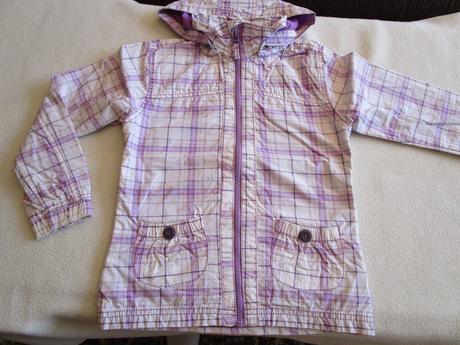 Pěkná bavl. jarní-podzimní bundička s kapucí, dopodopo,122